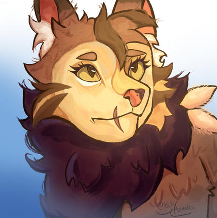 This is NOT my oc. The owner is @acrylicrange on Instagram